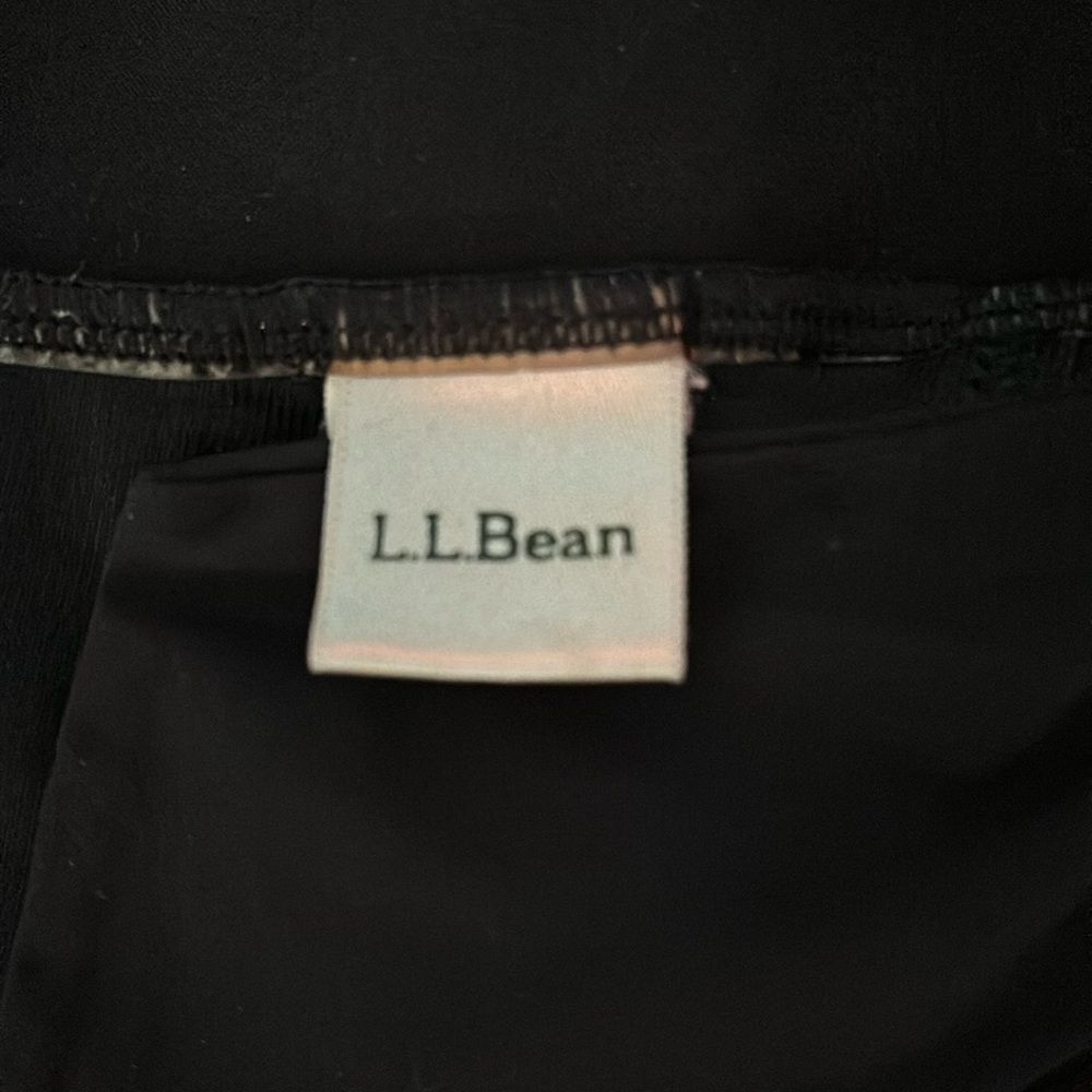 L.L. Bean One Piece Swimsuit, Size 10, Black - Picture 7 of 9